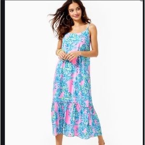 💞Lilly Pulitzer Winnie Midi Maxi Dress, Size XXS